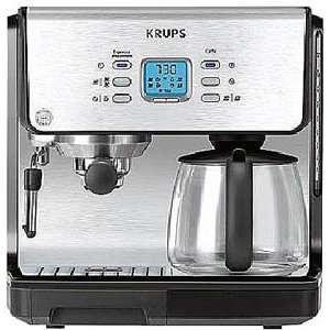   10 Cup Coffeemaker/15 Bar Pump Espresso Machine