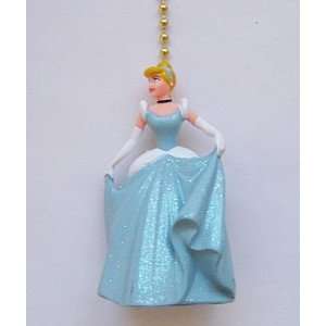   Handcrafted Glittery Disney Princess Cinderella Lamp Light or Fan Pull
