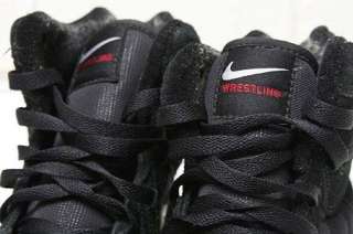 Black Vtg Speedsweep III Inflict Nike Wrestling Shoes Boot Size 10 