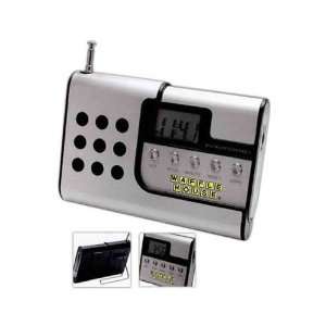  FM scanner clock radio with digital tuning display 