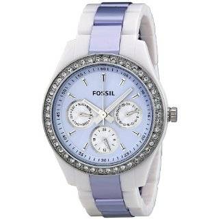 Fossil Womens ES2803 Stella Purple Dial Watch