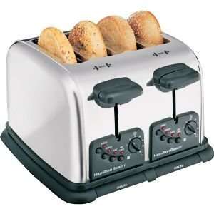  NEW Classic Chrome 4 Slice Extra Wide Slot Toaster (Small 