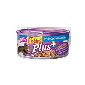  Friskies Plus with Ocean Fish in Sauce Canned Cat Food 24 