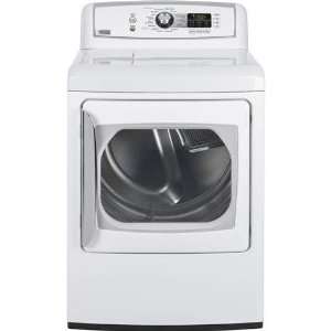   GE PTDN800GMWW Profile 7.3 Cu. Ft. White Front Load Dryer Appliances