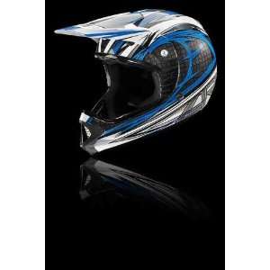 Z1R Rail Fuel Offroad Motorcycle Helmet / Adult / White / Blue / Small 