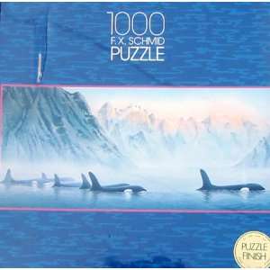  F.X. Schmid 1000pc. Puzzle Whales Toys & Games