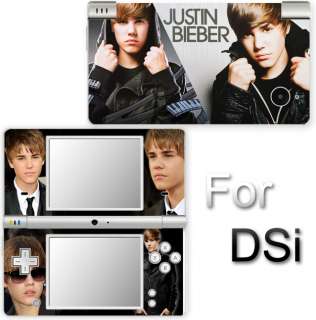 Justin Bieber SKIN STICKER COVER #3 for Nintendo DSi  