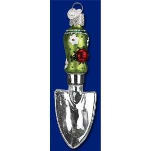  Old World Christmas decoration garden trowel with lady bug 