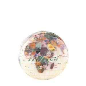 Alexander Kalifano Gemstone Globe Paperweight   3 inch 