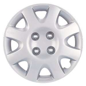   Accessories KT895 13S/L 13 Silver ABS Plastic Wheel Cover   Pack of 4