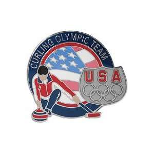  Curling Aminco Team USA Lapel Pin