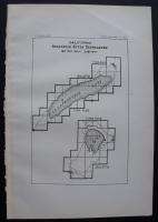 1890 LOT 5 ANTIQUE MAPS SIERRA RESERVOIRS, DONNER LAKE  