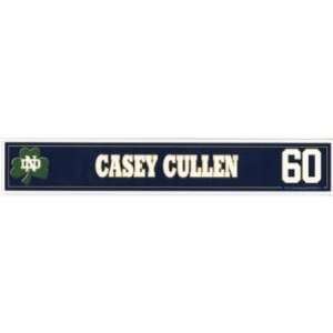  Casey Cullen #60 2006 Notre Dame Locker Tag vs UCLA 