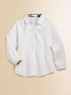 Burberry   Girls Check Lined Blouse