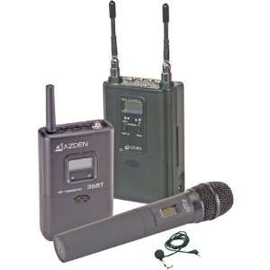   Channel UHF Wireless Handheld And Lavaliere Mic System Electronics