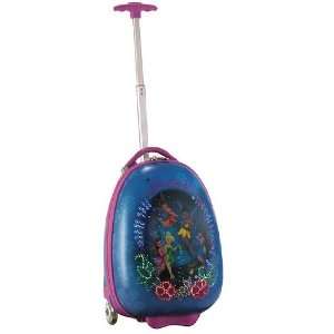 Disney Collection by Heys USA 17 Fairies Kids Carry on Luggage with 