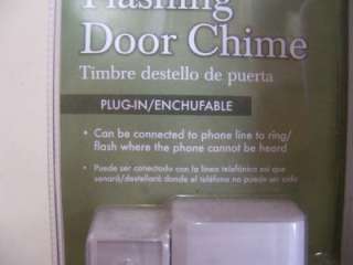 Flashing door bell chime for hearing impaired new  