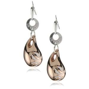  Invicta Incanto 18k Rose Gold Plated Drop Earrings 