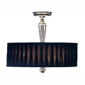   Black Replacement Black Fabric Shade for International Lighting Lamp