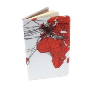  Airlines Route Map Moleskine Notebook Cover Office 
