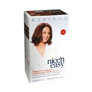  Clairol Nicen Easy Hair Color, Medium Reddish Brown #130 