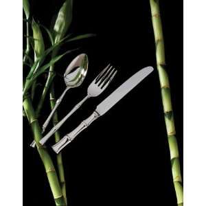  Ricci Argentieri Bamboo Stainless Steel 5 Piece Place 