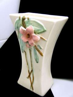 McCoy Pottery Vase Blossomtime Blossom Time 8 Inch  