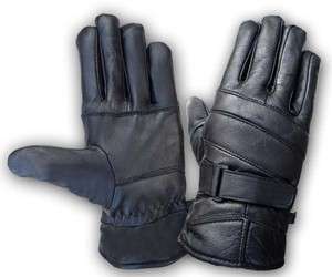   LEATHER MEN DRESS, DRIVING, MOTORCYCLE WARM WINTER GLOVES CPG207C