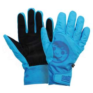 New 2012 Neff Mens Digger Snowboard Ski Winter Gloves   Cyan   Size 