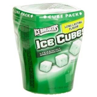 Ice Breakers Ice Cubes Sugar Free Gum, Spearmint, 40 Count Pieces 