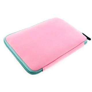Zipper Pink Soft Neoprene Sleeve Case for Apple iPad  