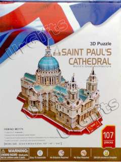 UrGifts     Paper Cardboard 3D Puzzle Model England St Saint Pauls 