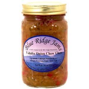 Blue Ridge Jams Vidalia Onion Chow Chow, Set of 3 (16 oz Jars 