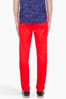 Marc By Marc Jacobs Red Twill Pants for men  