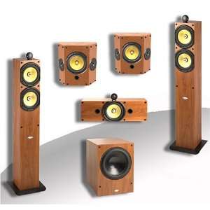   Subwoofer, Center, Dipole & C Audiovideo TX FS Tower Speakers   Cherry