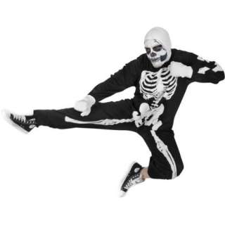  Adult Karate Kid Skeleton Halloween Costume Clothing