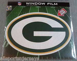 NFL NIB DIE CUT WINDOW FILM   GREEN BAY PACKERS 023245964166  