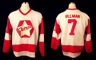ullman game used jersey labatt s original six hockey heroes tour game 