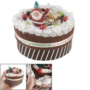   Gift Rosette Santa Claus Fruit Cake Towel Craft