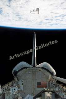 NASA ISS Space Shuttle Endeavour in Orbit Poster 16x24  