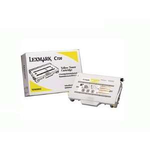  Lexmark Yellow Toner Cartridge For C720 X720 Printer Up to 