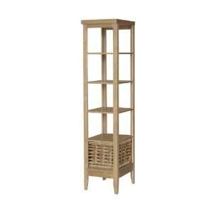  Origine Linen Tower with 1 Seagrass Basket: Home & Kitchen