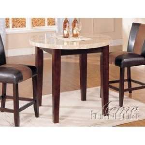   Furniture Britney Marble Top Dining Room Table 17218