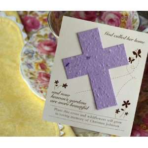  Plantable Cross Wildflower Seed Prayer Cards (Set of 25 