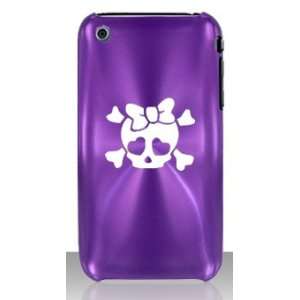  Apple iPhone 3G 3GS Purple C42 Aluminum Metal Case Heart 