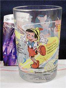 Disney 100 Years Of Magic McDonalds Pinocchio Glass  