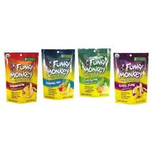 Funky Monkey Snacks Variety Pack, Freeze Dried Fruit, 1 oz, 12 ct 