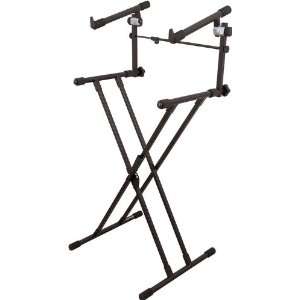    On Stage Stands Deluxe X 2 Tier Keyboard Stand Musical Instruments