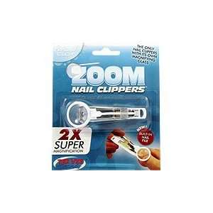    Zoom Nail Clippers with Magnifying Glass & Nail File Beauty