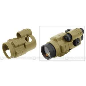 G&P Military Type 30mm Red Dot Sight Cover (Sand): Sports 
